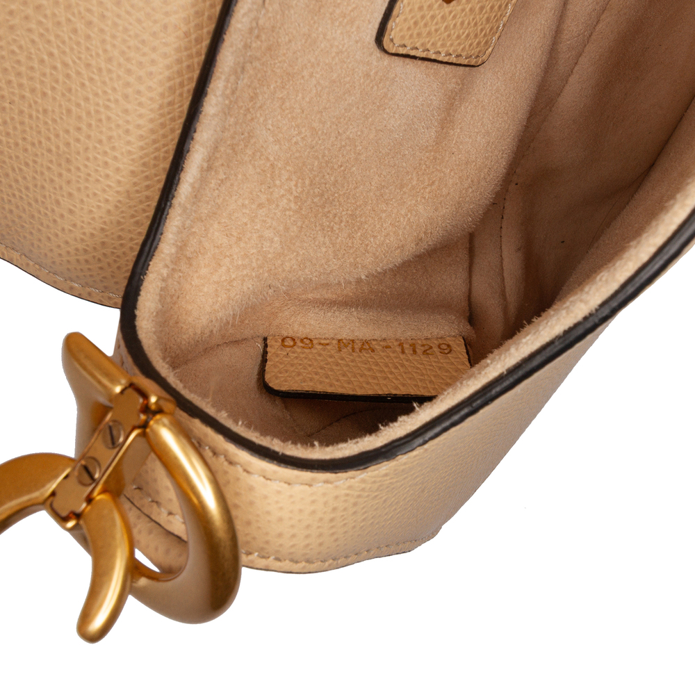 Pre-Loved Dior Mini Grained Calfskin Saddle Bag - Picture 5 of 10